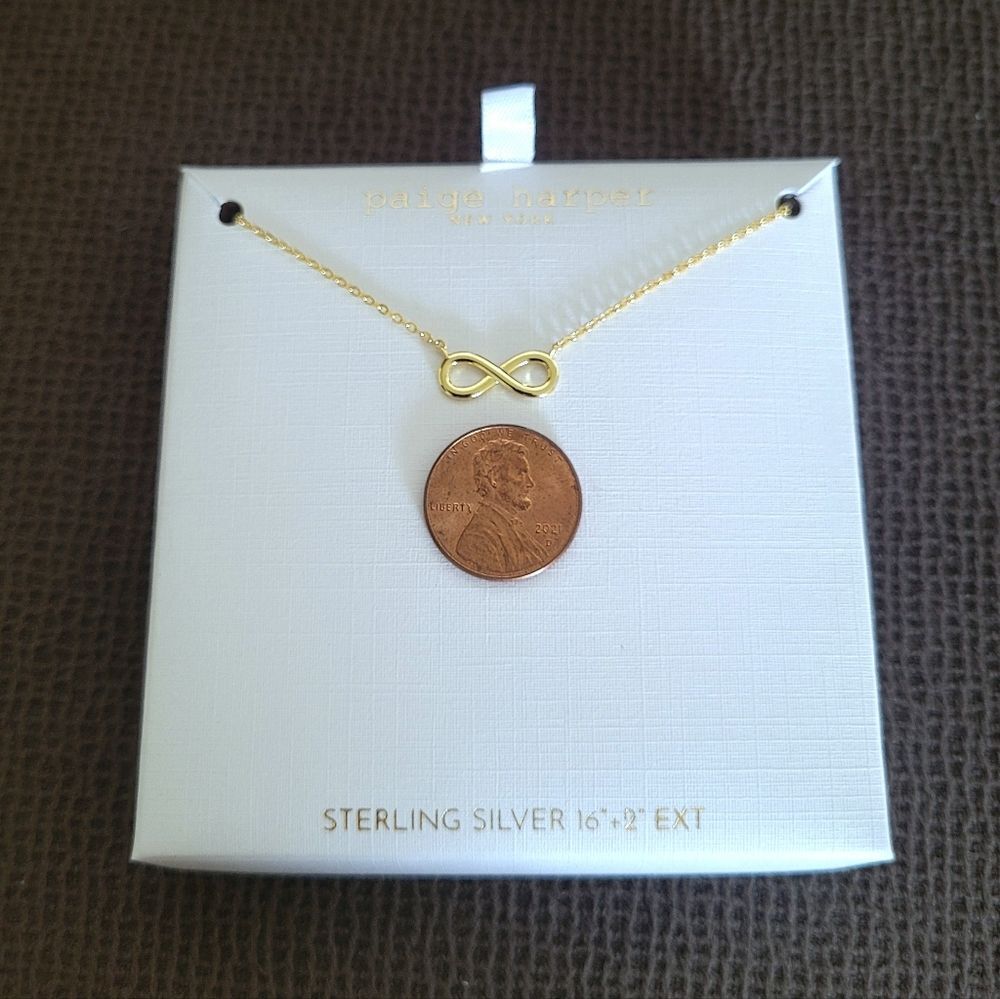Paige Harper Stationary Infinity♾️ Symbol Necklace - NIB - Picture 7 of 14